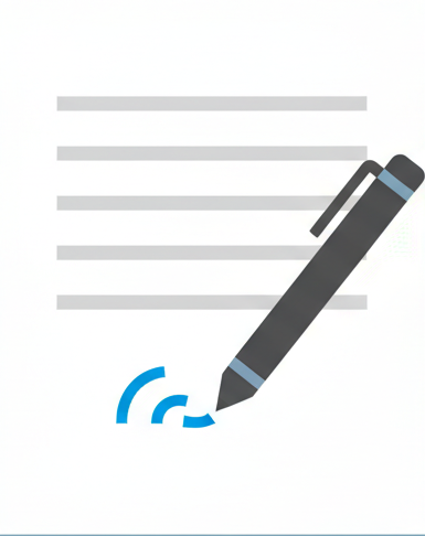 フォーム記入のアイコン。正方形