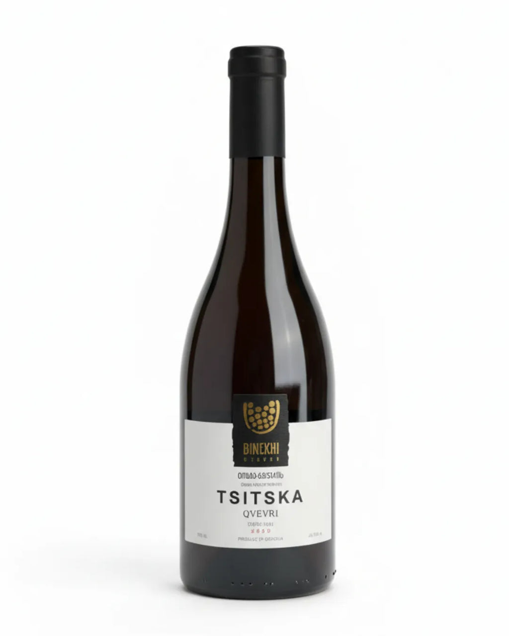 オレンジワイン クヴェヴリ 樽熟成 ツィツカ 2020 ビネヒ