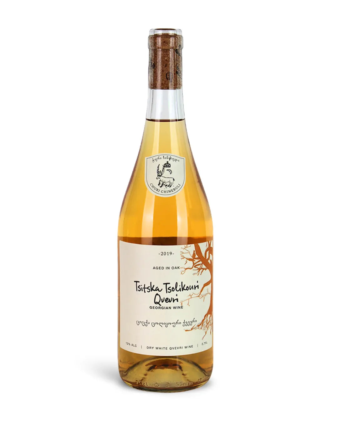 オレンジワイン クヴェヴリ ツィツカ ツォリコウリ 2019 チュリチネブリ